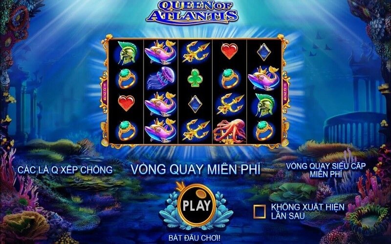 Chơi xèng online Queen Of Atlantis tại M88