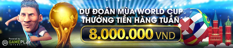 Cùng nhà cái w88 dự đoán world cup nhận thưởng hàng tuần lên đến 8,000,000 VND