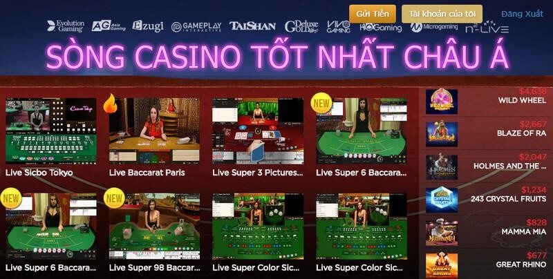 Sòng casino Live Casino House – Nghiêm túc và chuyên nghiệp