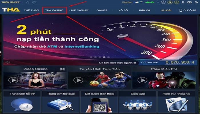 Những dịch vụ đi kèm hấp dẫn tại Thiên Hạ Bet