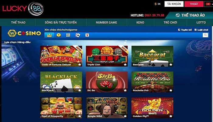 Nhà cái đa dạng các sản phẩm cá cược