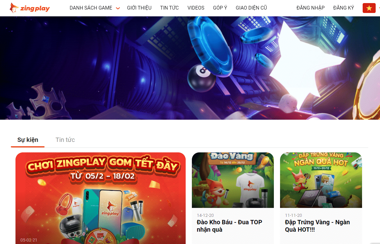 Zingplay website