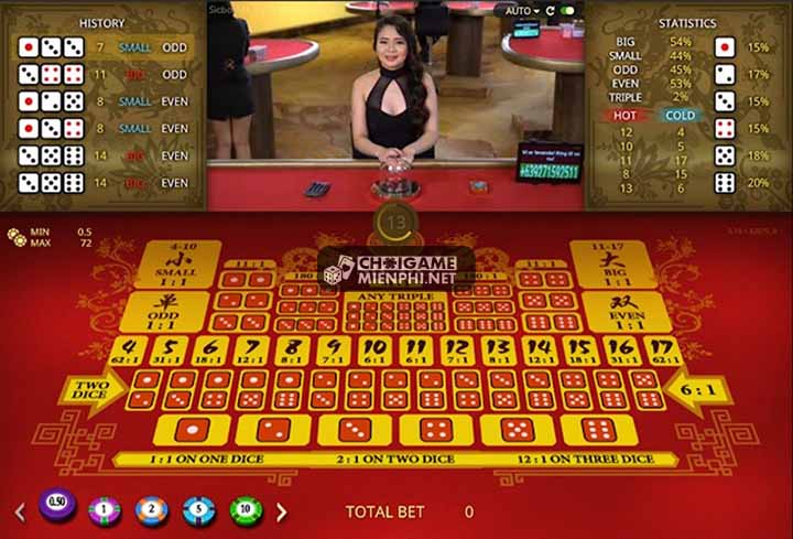 sicbo trong K8 Casino