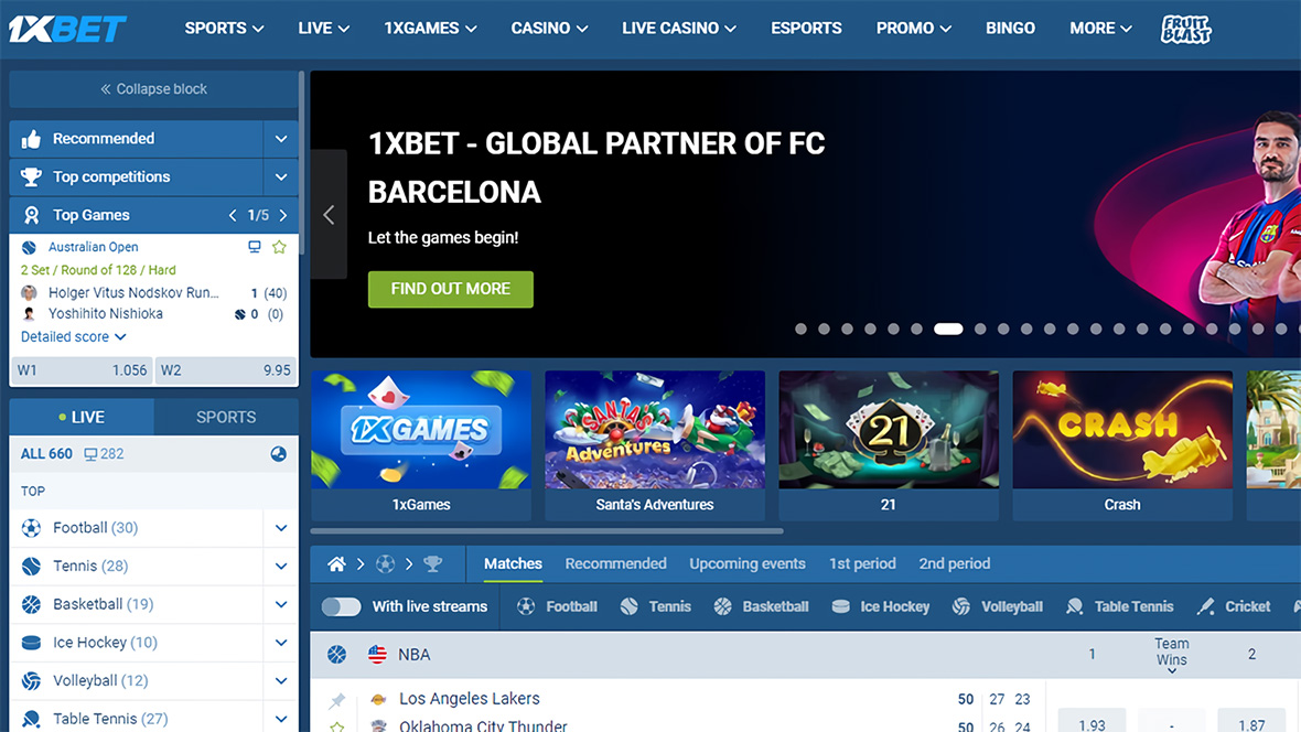 1xbet Website